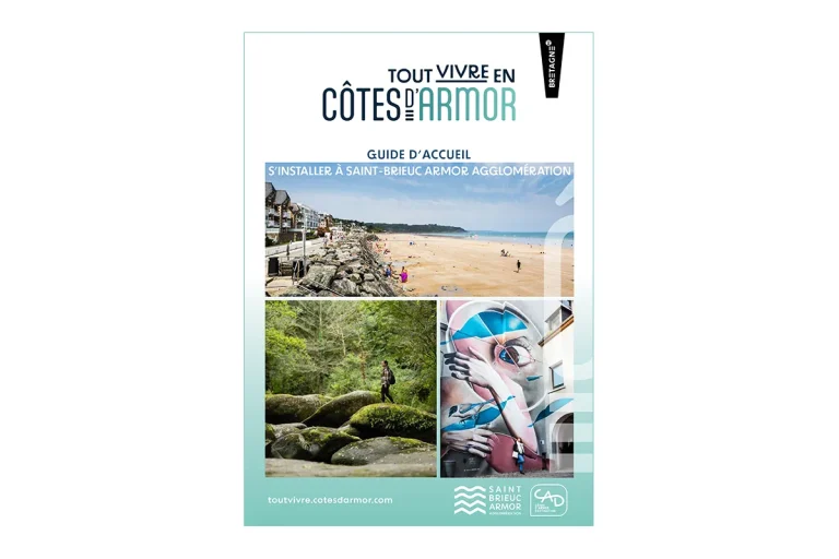 Couverture du guide S'installer à Saint-Brieuc Armor Agglomération