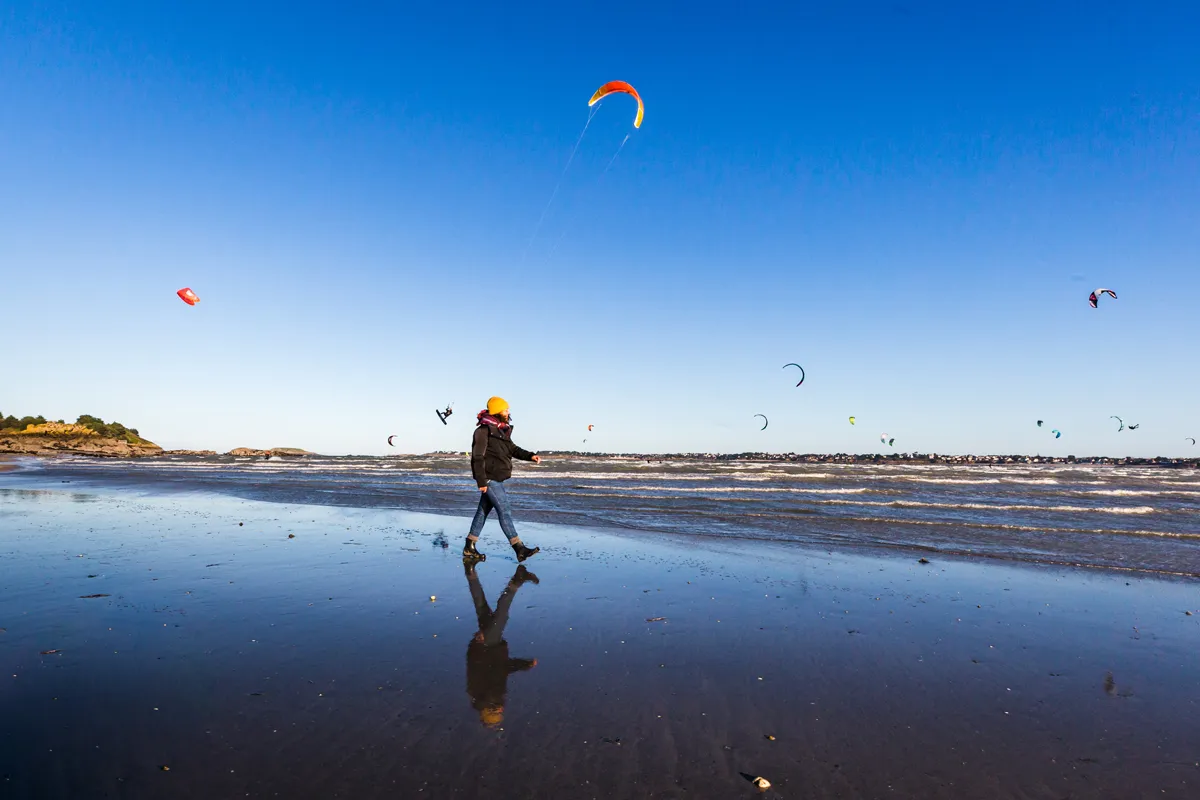 Kite surf à Erquy en Côtes d'Armor