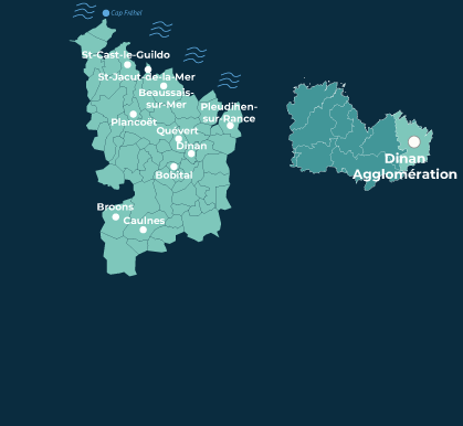 Carte Dinan Agglomération