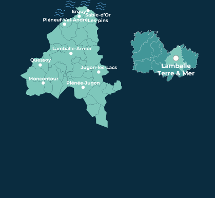 Carte Lamballe Terre et Mer