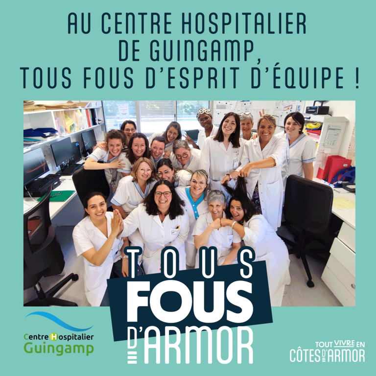 Hôpital de Guingamp Esprit d’équipe #Tousfousdarmor