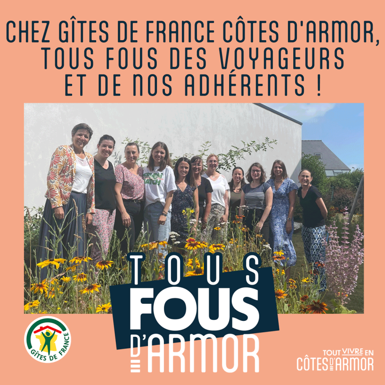 Gites de France Côtes d’Armor Tous fous des voyageurs #Tousfousdarmor