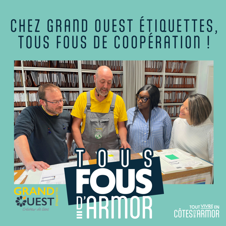 Grand Ouest Etiquette Tous fous de coopération #Tousfousdarmor