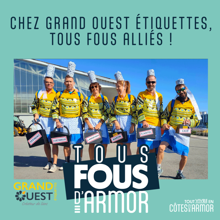 Grand Ouest Etiquette Tous fous alliés #Tousfousdarmor