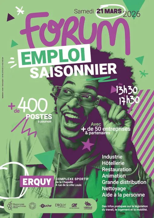 Forum Emploi Saisonnier – Ville d'Erquy