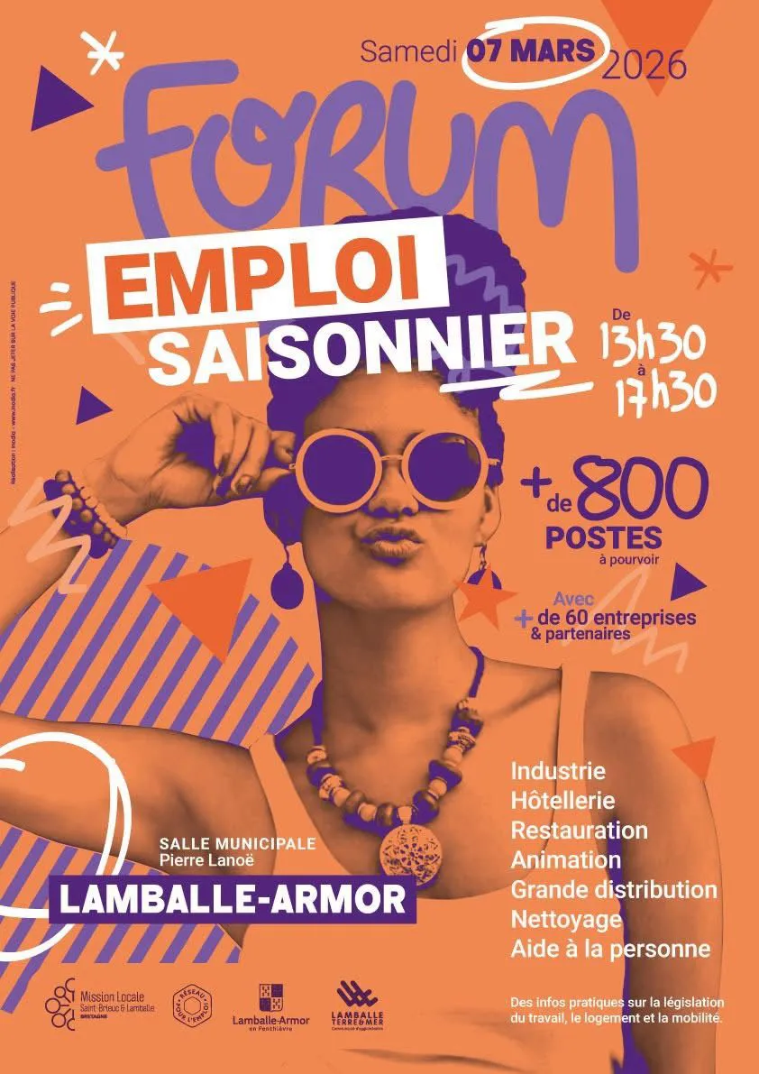 Forum Emploi Saisonnier - Lamballe Terre & Mer Agglomération