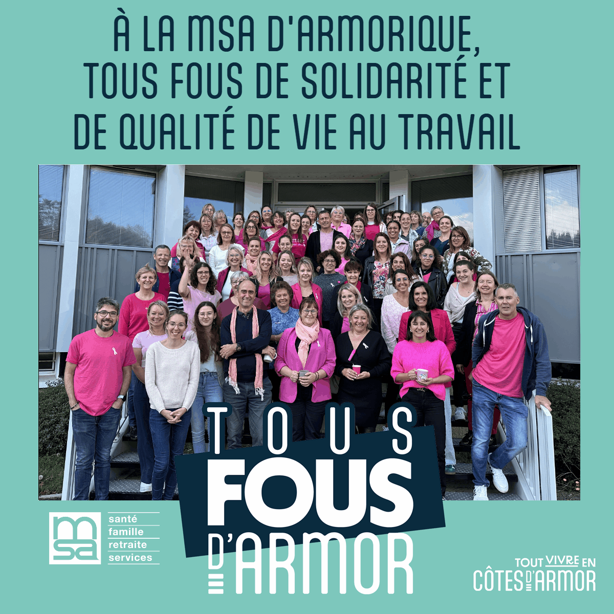 MSA Armorique Tous fous de solidarité et de qualité de vie au travail