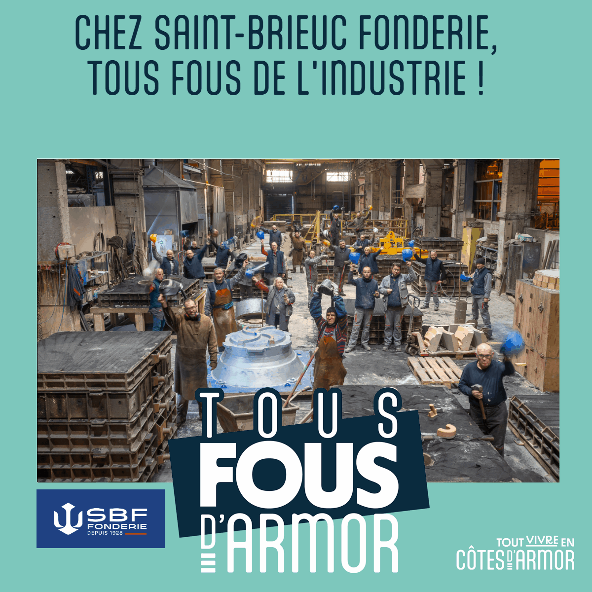 Saint-Brieuc Fonderie Tous fous d'Armor #tousfousdarmor
