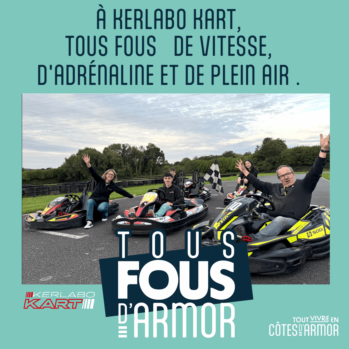 Kerlabo Kart Tous fous d'Armor #tousfousdarmor