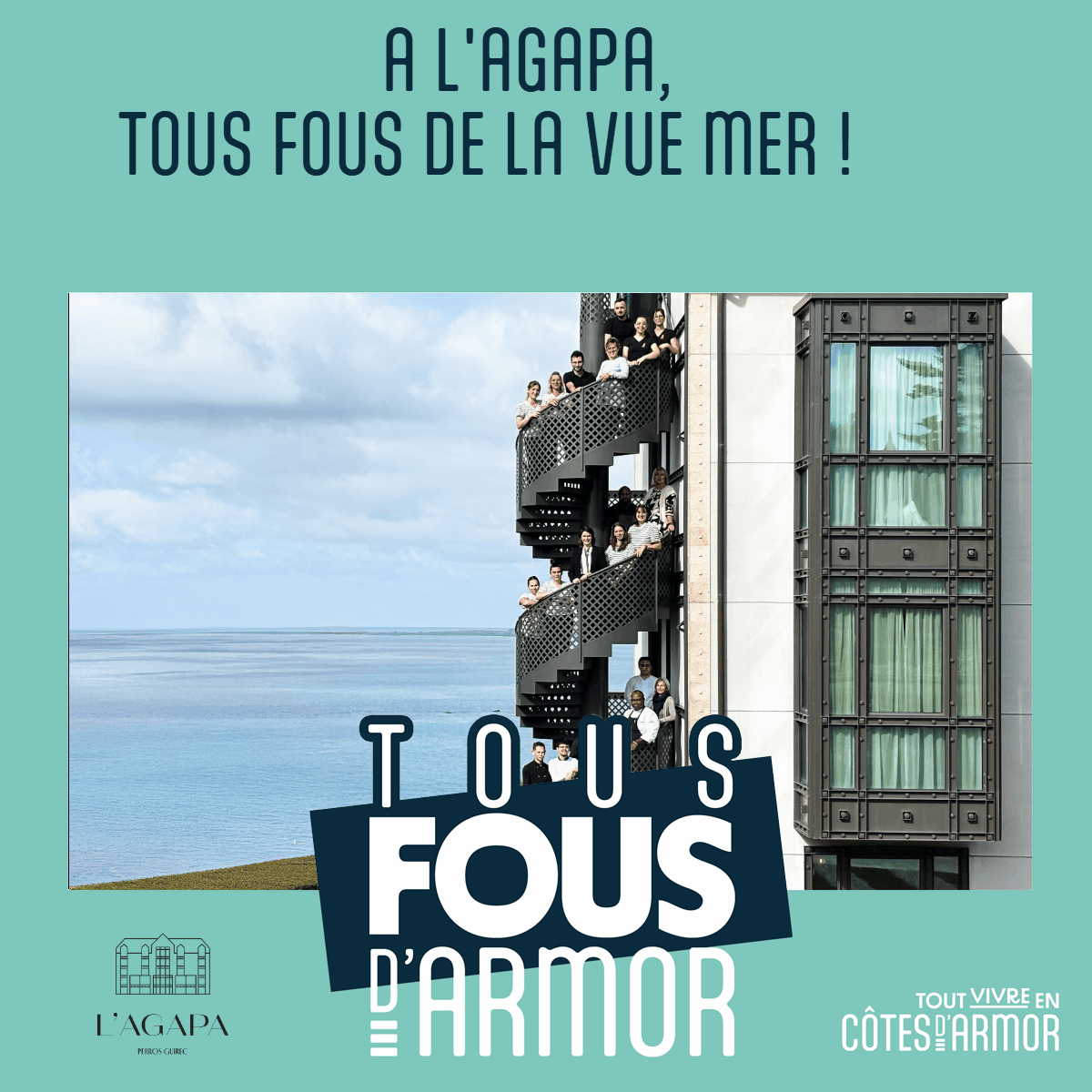 L'Agapa Hotel 5* Tous fous d'Armor #tousfousdarmor