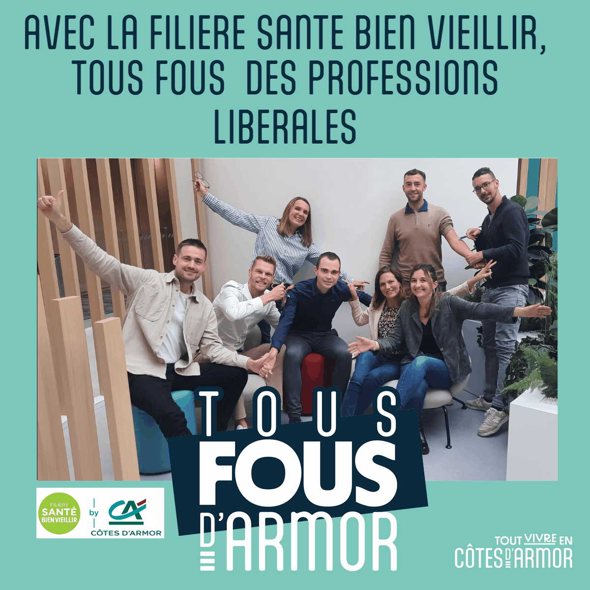 Filiere Santé Bien Viellir du Crédit Agricole des Côtes d'Armor Tous fous d'Armor #tousfousdarmor